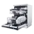 Haier XF5C4M1X-80 PRO Shine Series 3 Freestanding Dishwasher 15 Place Settings WiFi  Stainless Steel